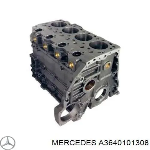 Блок цилиндров двигателя A3640101308 Mercedes