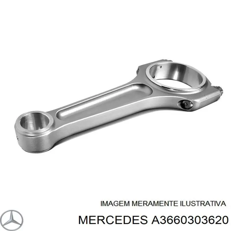 Шатун поршня двигателя A3660303620 Mercedes