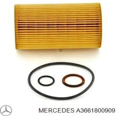 A3661800909 Mercedes масляный фильтр