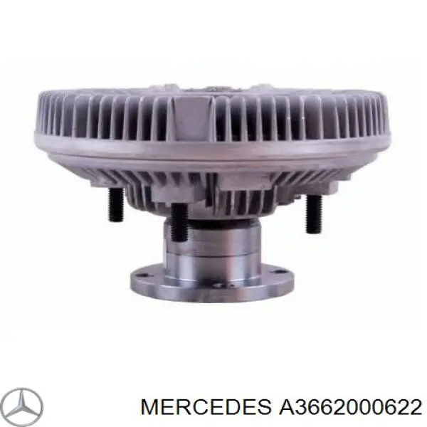 Вискомуфта вентилятора A3662000622 Mercedes