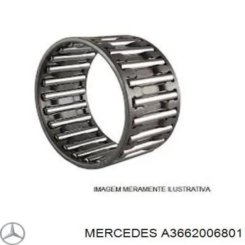 A3662006801 Mercedes Водяной насос охлаждения, с корпусом