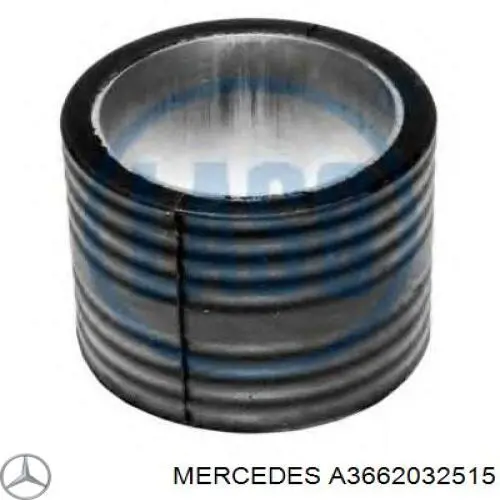 3662030115 Mercedes mangueira (cano derivado do sistema de esfriamento)