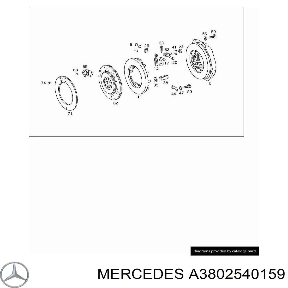 A3802540159 Mercedes 