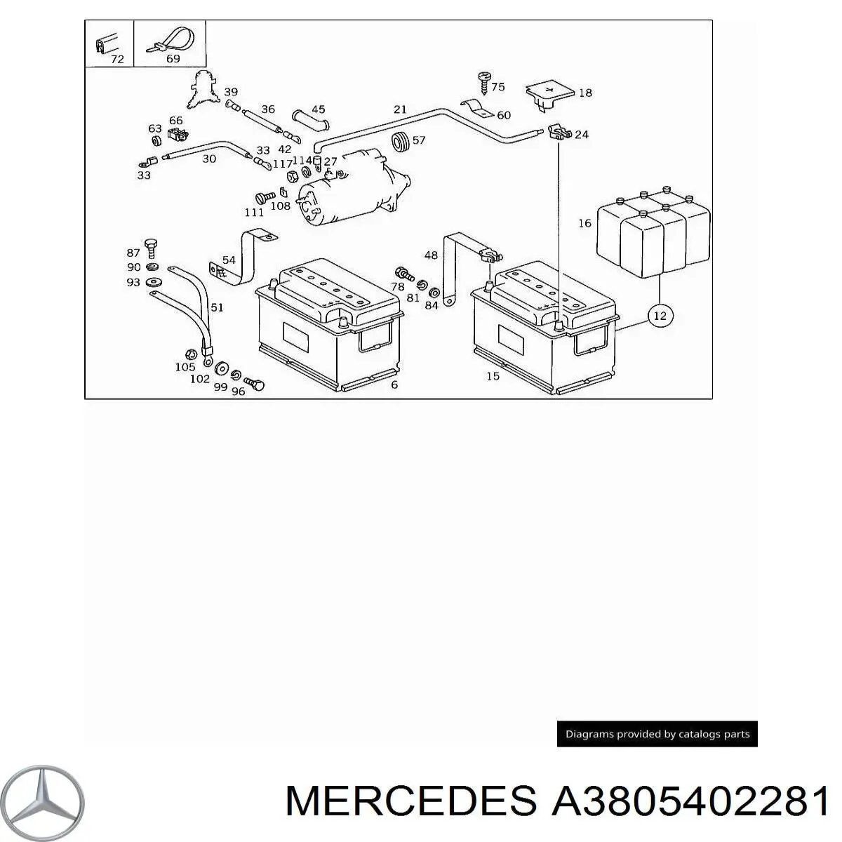Передний провод датчика АБС Mercedes A3805402281 цена, от 9.38 USD