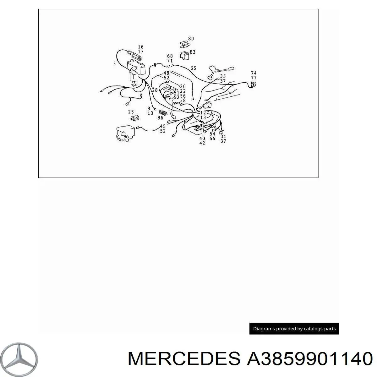  Mercedes A3859901140 цена, от 1.62 USD