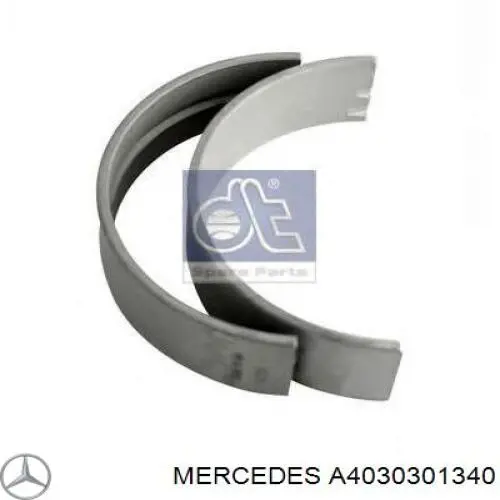 A4030301340 Mercedes вкладыши коленвала коренные, комплект, стандарт (std)
