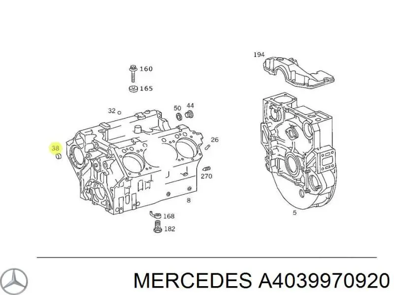 A4039970920 Mercedes 