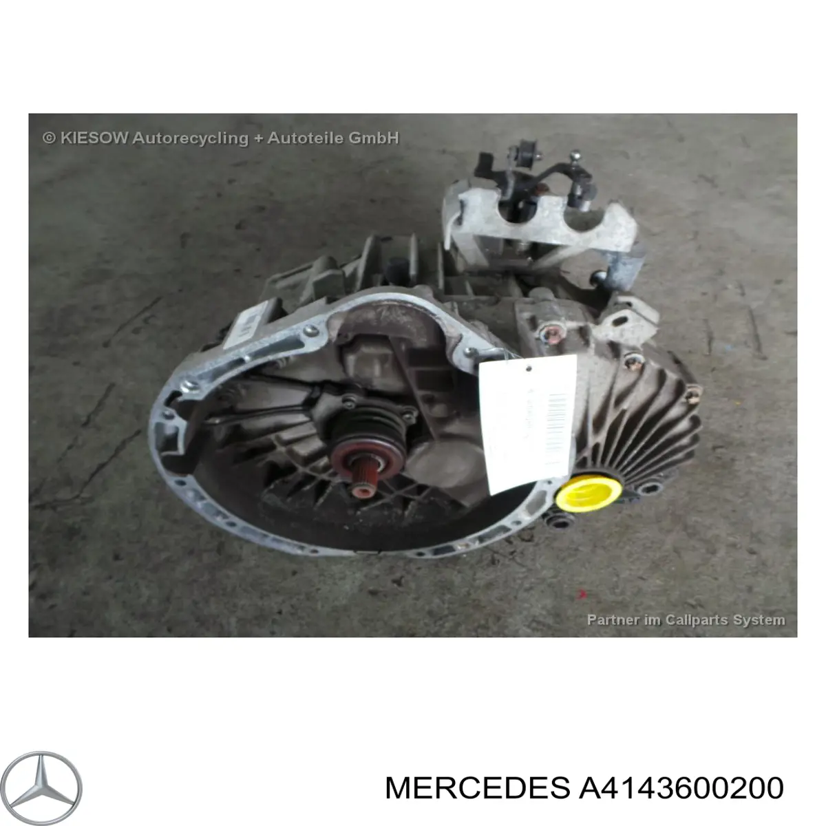 A4143600200 Mercedes caixa de mudança montada (caixa mecânica de velocidades)