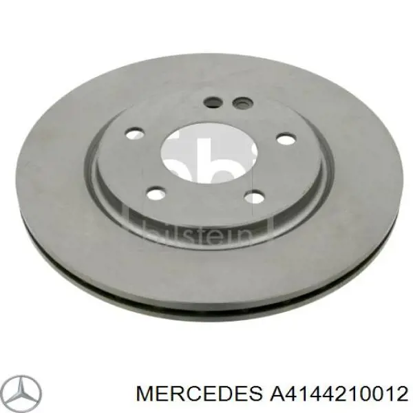 A4144210012 Mercedes диск тормозной передний