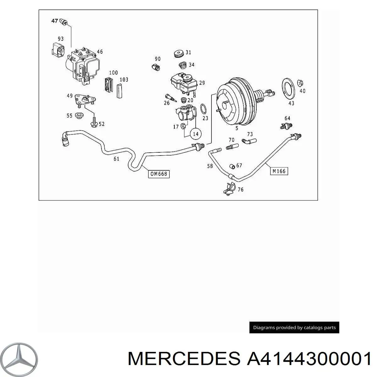  A4144300001 Mercedes