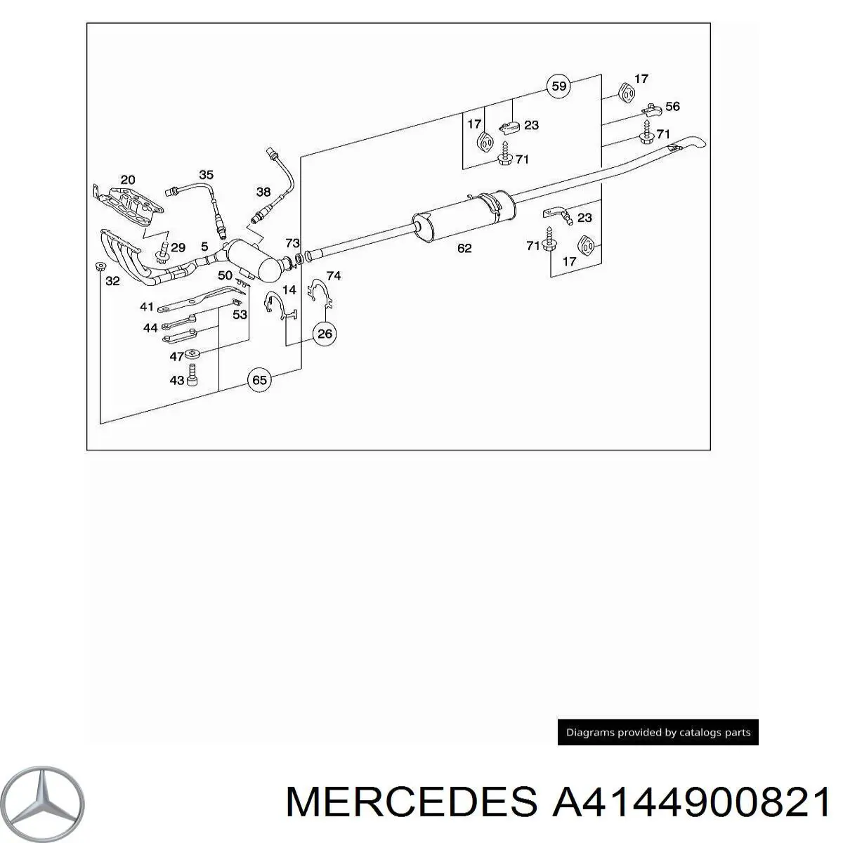  A4144900821 Mercedes