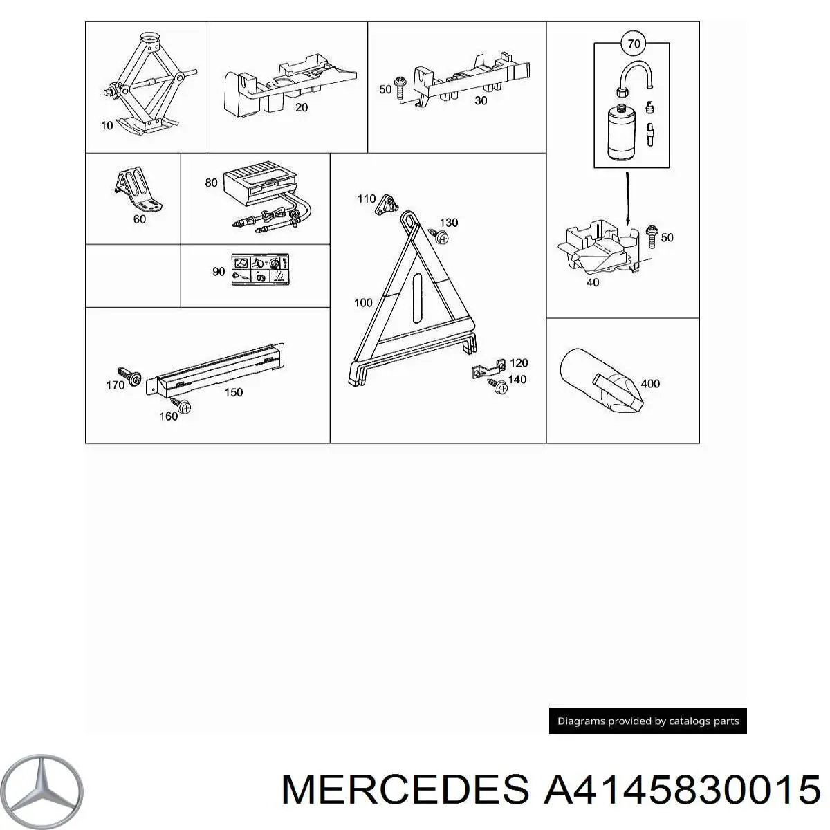 Купить A4145830015 Mercedes 