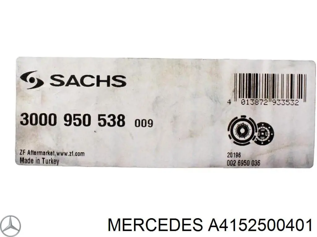 Сцепление A4152500401 Mercedes