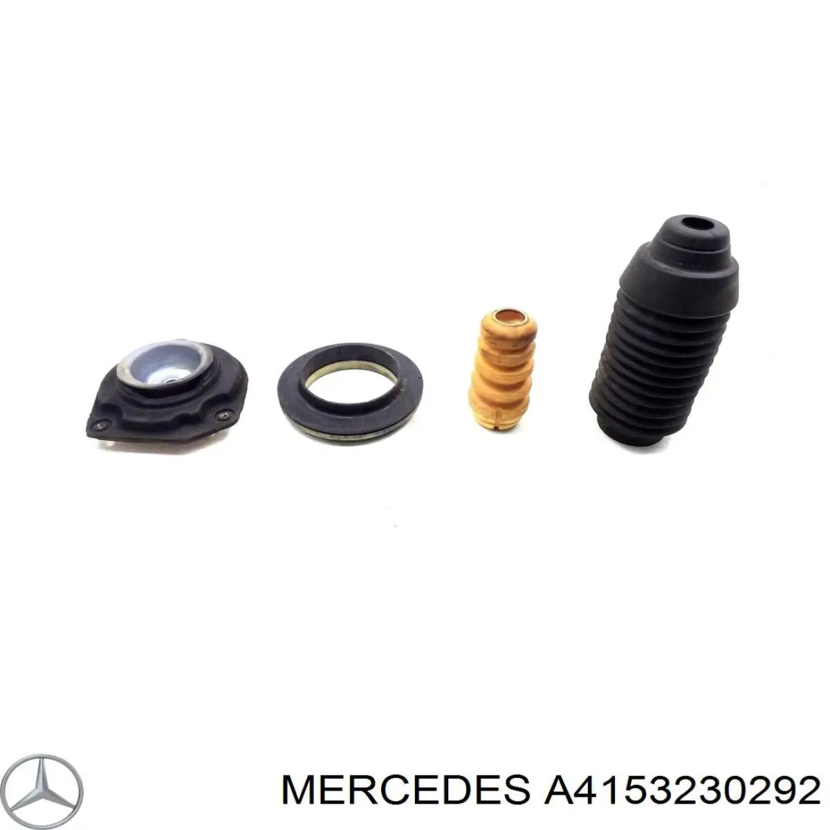 A4153230292 Mercedes буфер (отбойник амортизатора переднего + пыльник)