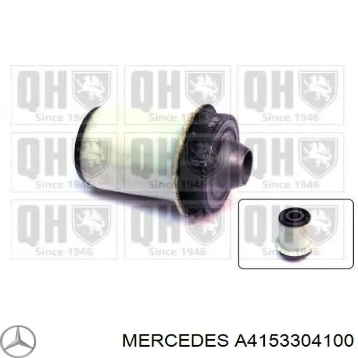 A4153304100 Mercedes сайлентблок (подушка передней балки (подрамника))
