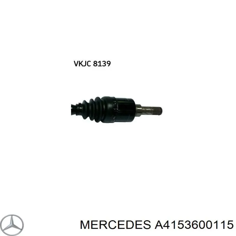391019600R Renault (RVI) Полуось передняя левая