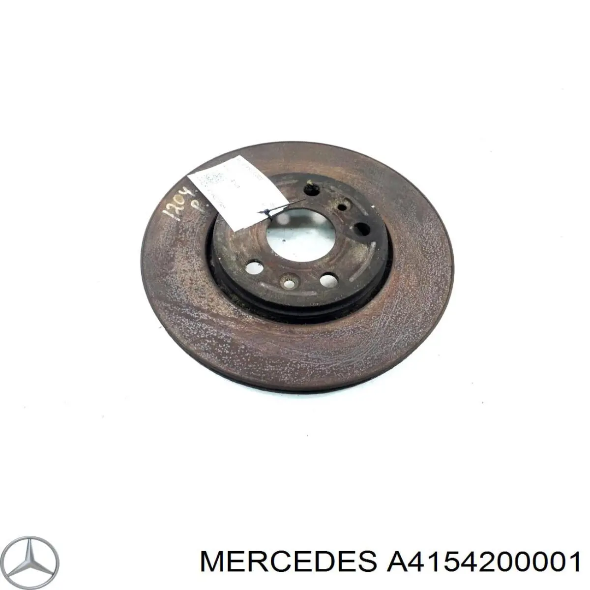 Передние тормозные диски A4154200001 Mercedes