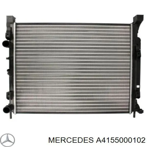 Купить A4155000102 Mercedes Радиатор водяной