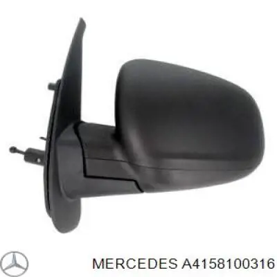 Левое боковое зеркало A4158100316 Mercedes