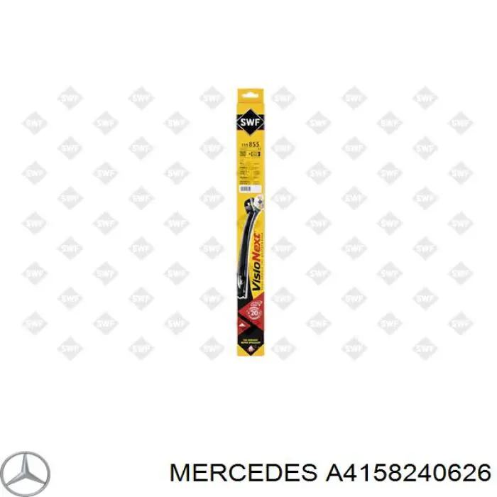 Щетка стеклоочистителя лобового стекла, водительская Mercedes A4158240626 цена, от 9.33 USD