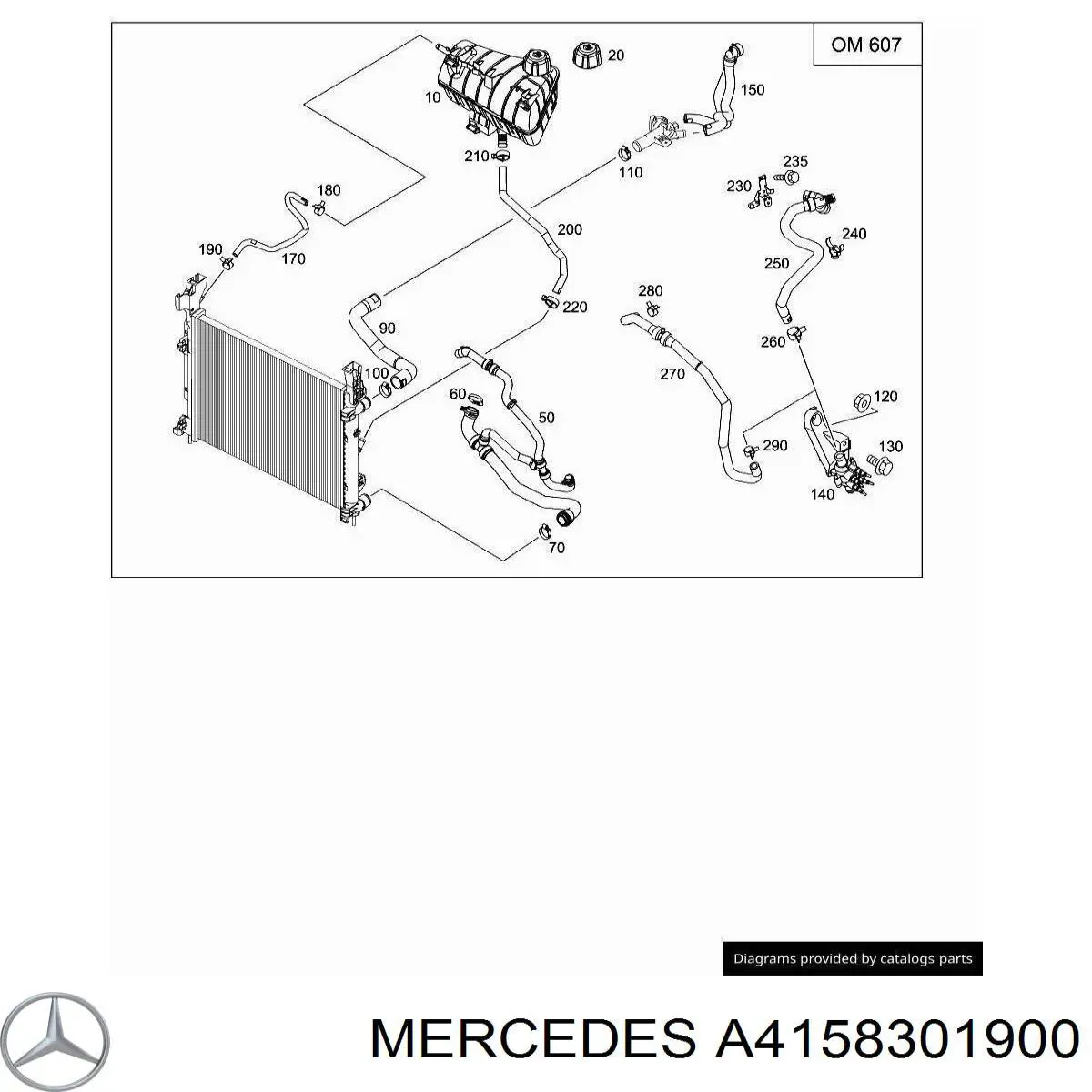 A4158301900 Mercedes 