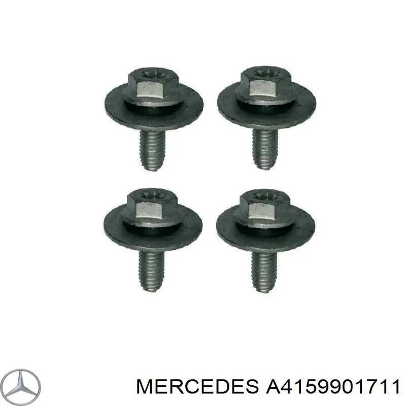 Защита бампера переднего правая A4159901711 Mercedes