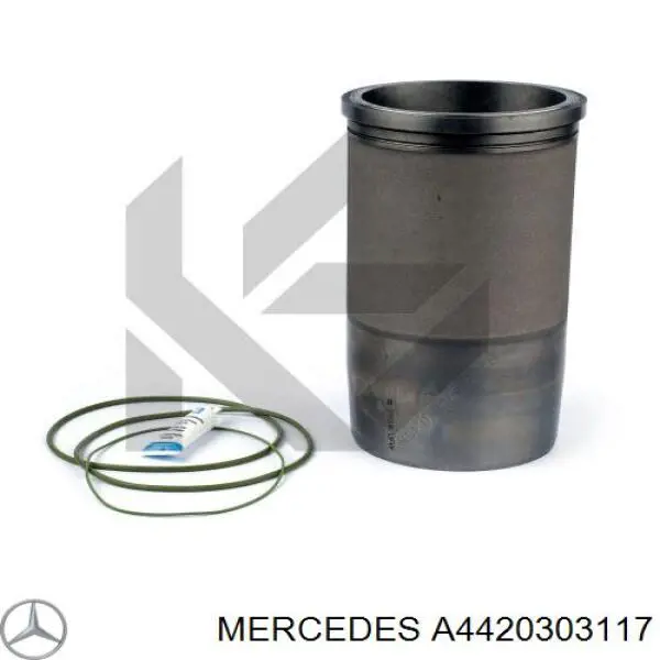 A4420303117 Mercedes поршень в комплекте на 1 цилиндр, std