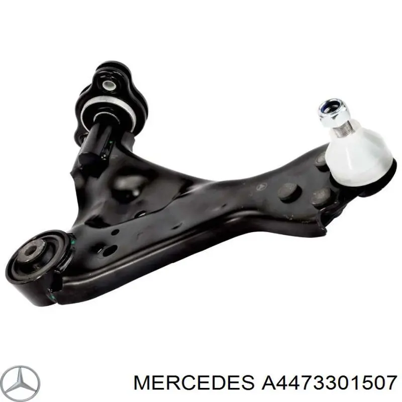 A4473301507 Mercedes braço oscilante inferior direito de suspensão dianteira