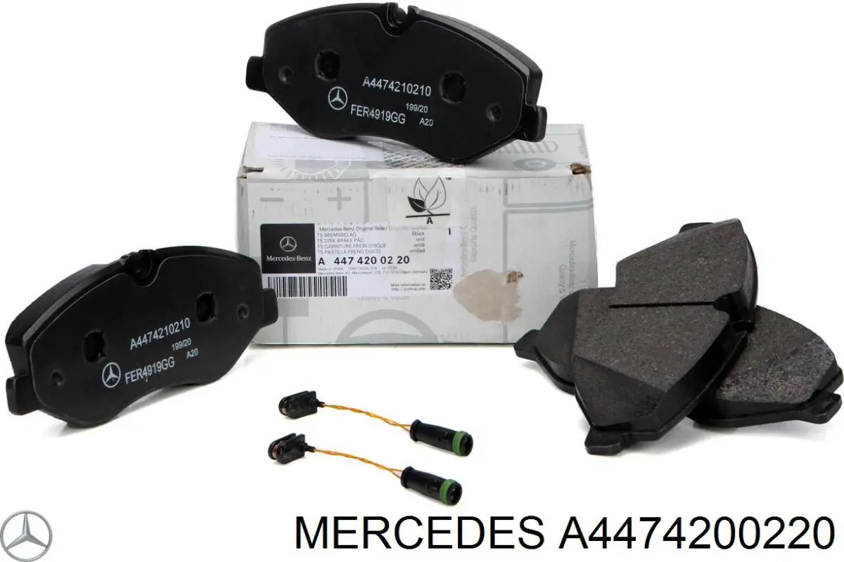 Купить A4474200220 Mercedes Колодки тормозные