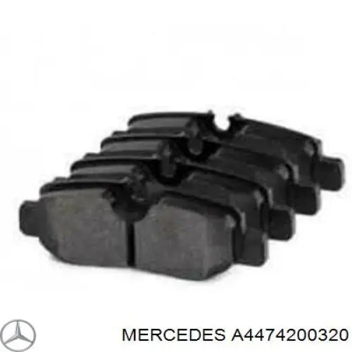 Колодки дисковые  Mercedes A4474200320 цена, от 49.42 USD