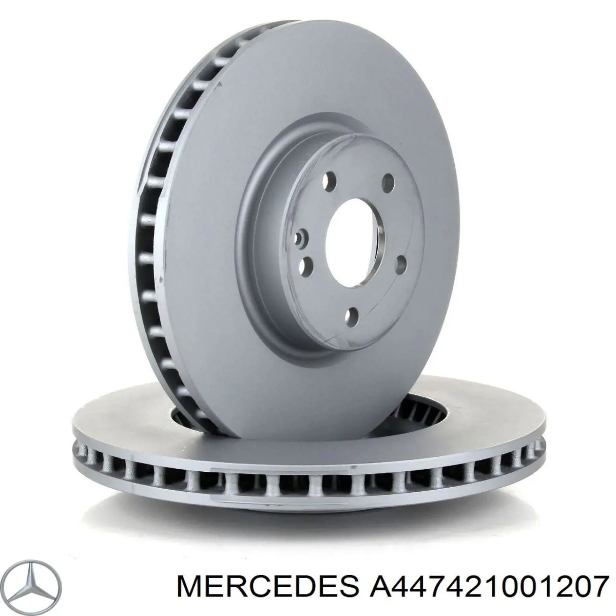 A447421001207 Mercedes диск тормозной передний