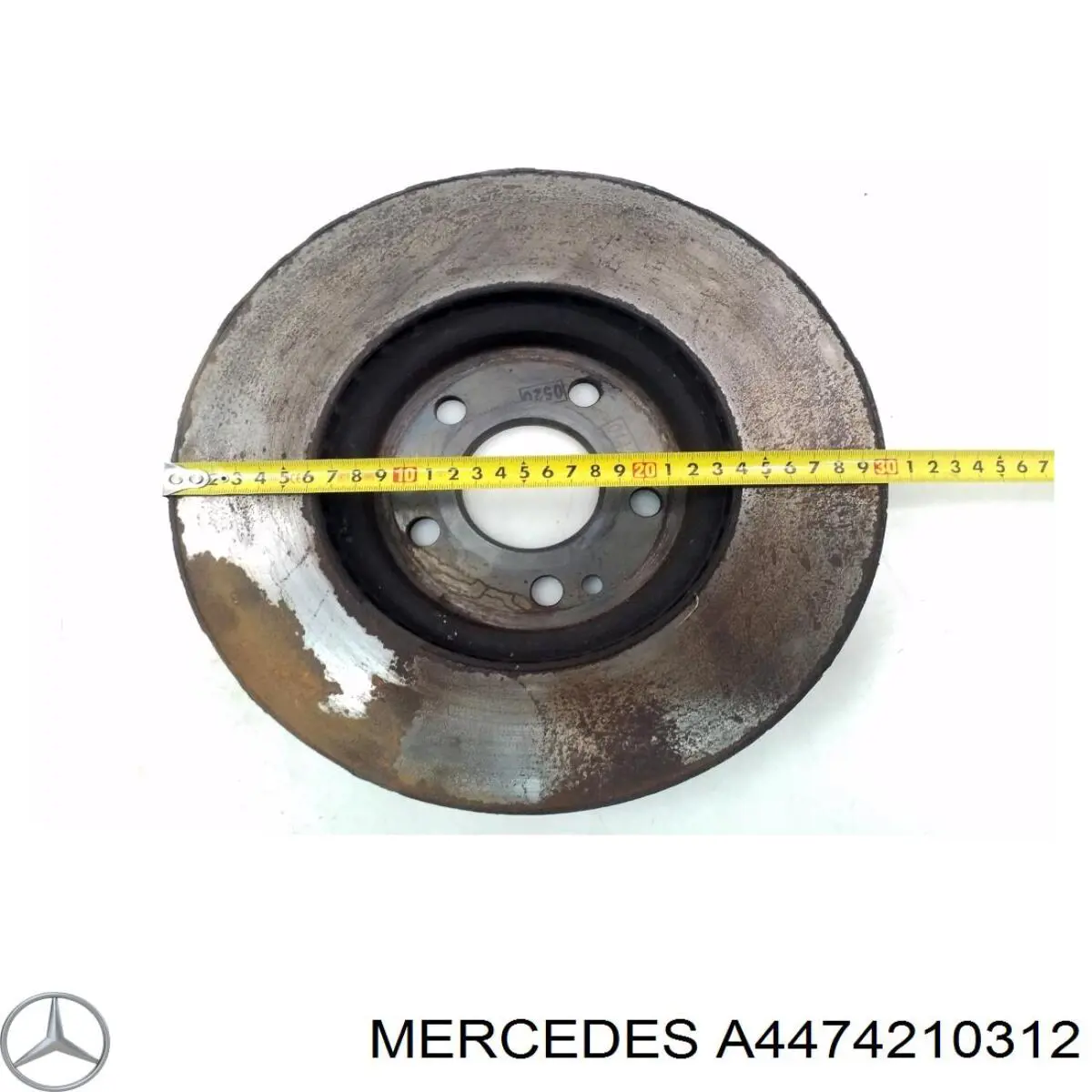 A4474210312 Mercedes disco do freio dianteiro