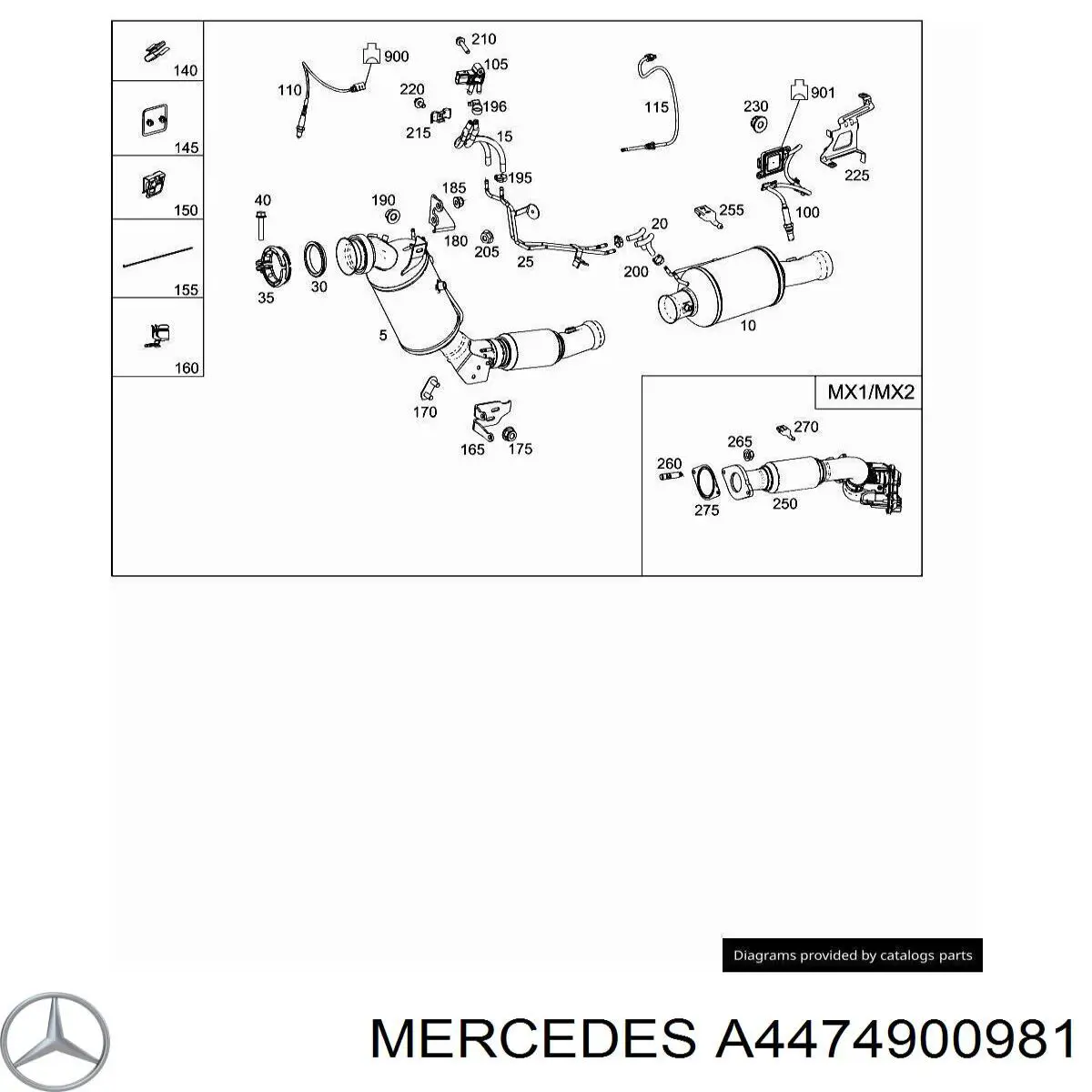 A4474900981 Mercedes 