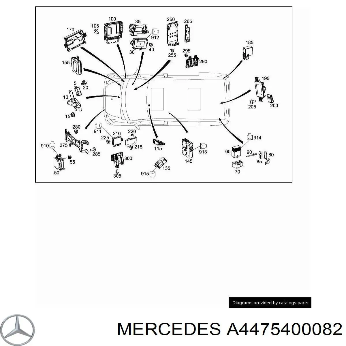 4475400082 Mercedes 