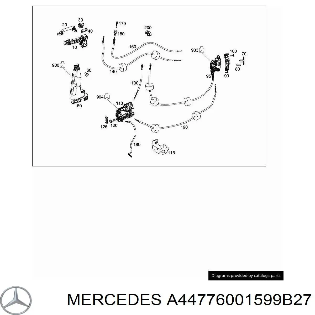  Mercedes A44776001599B27 цена, от 38.01 USD