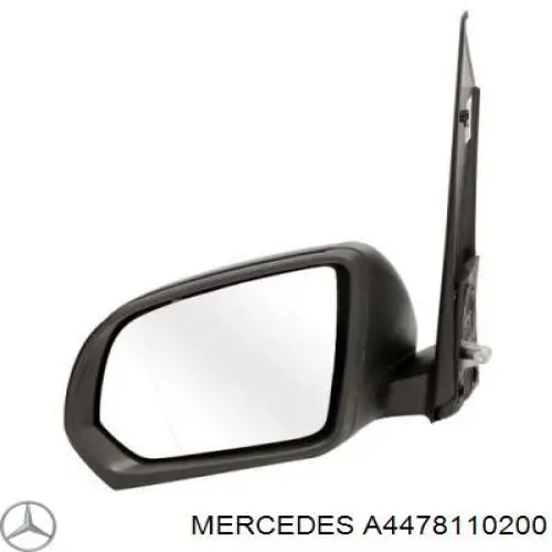 Корпус левого зеркала MERCEDES 4478110200