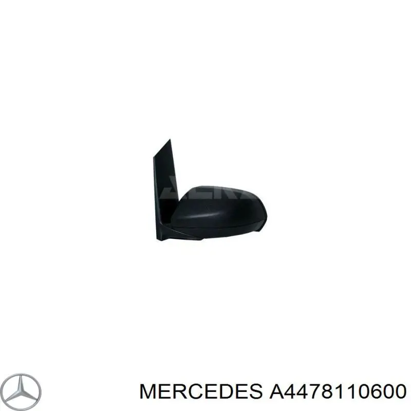 Корпус левого зеркала MERCEDES 4478110600