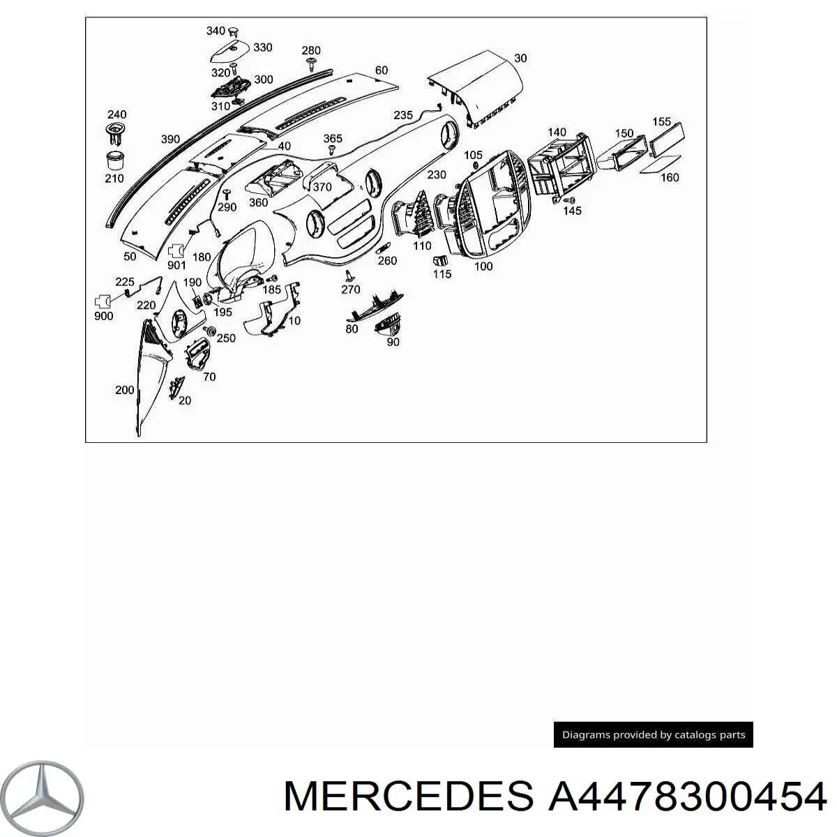  Mercedes A4478300454 цена, от 62.08 USD