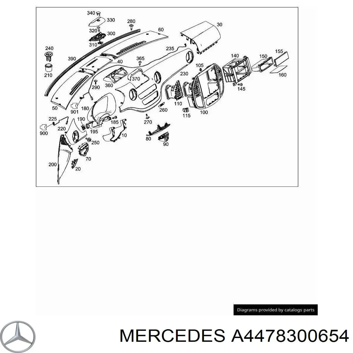  Mercedes A4478300654 цена, от 51.31 USD