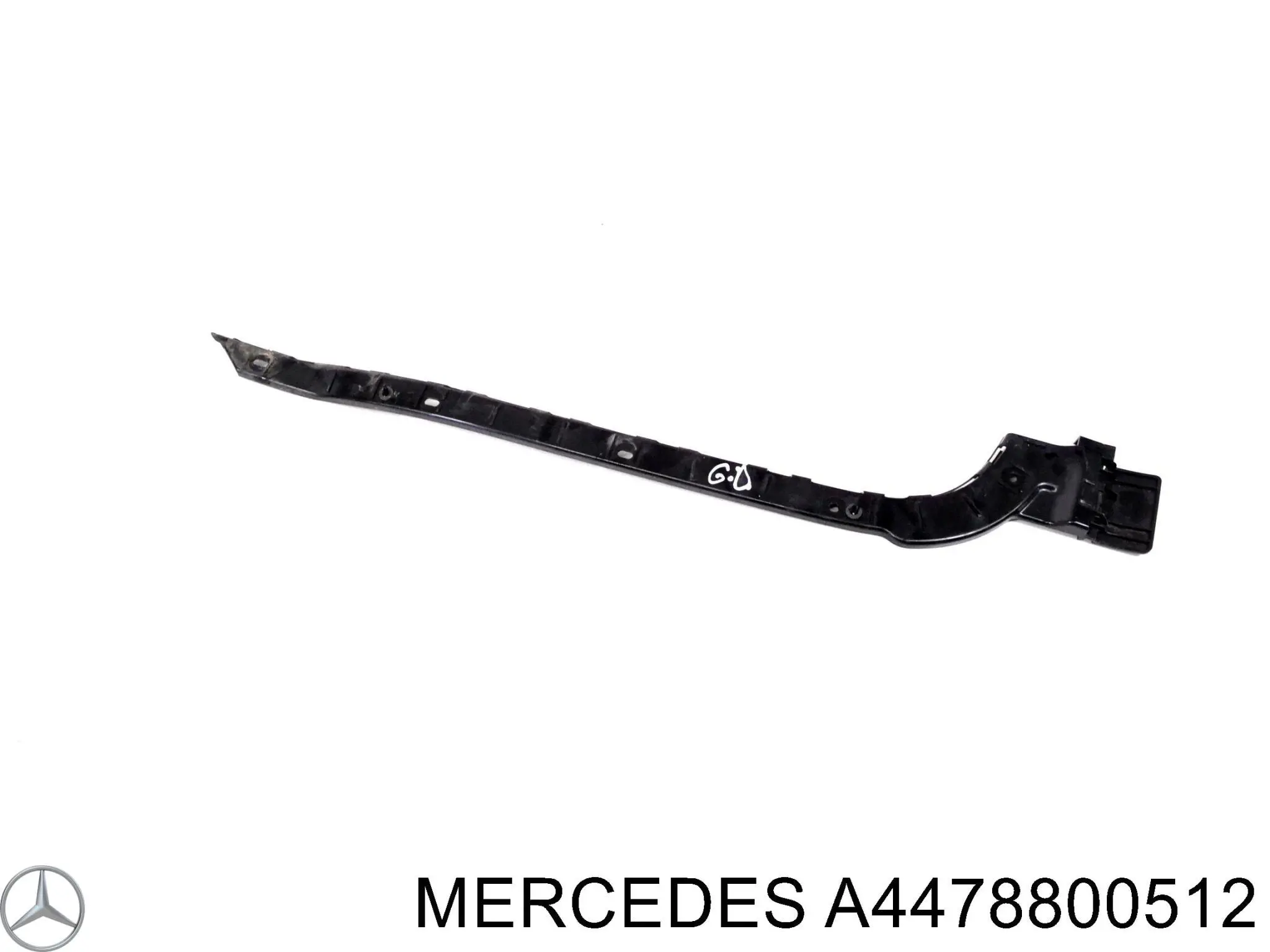 A4478800512 Mercedes Направляющая заднего бампера правая