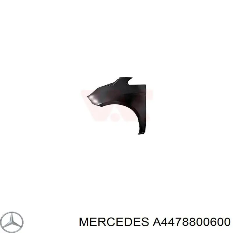 Крыло переднее левое A4478800600 Mercedes
