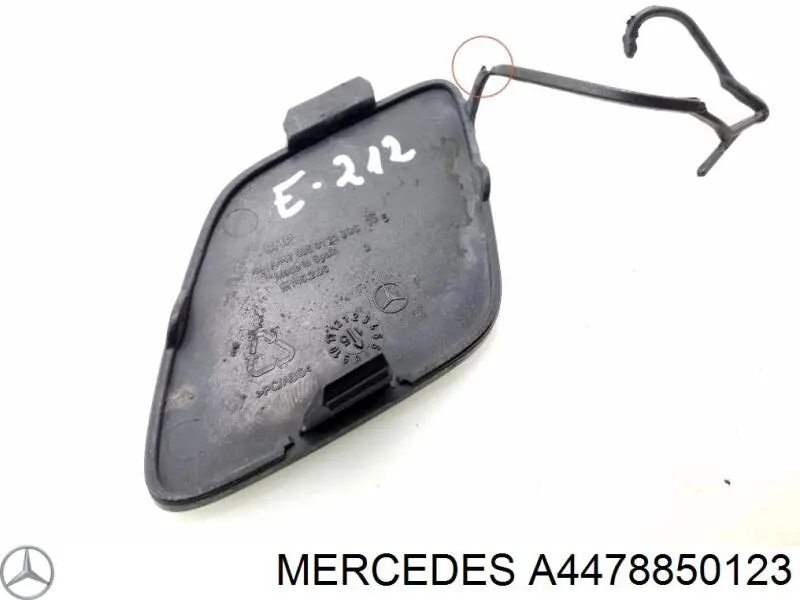 A44788501239999 Mercedes Заглушка бампера буксировочного крюка передняя левая