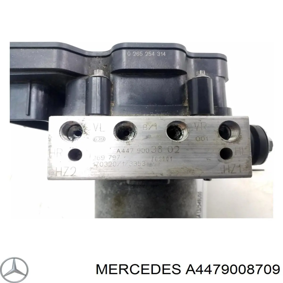 A4479008709 Mercedes unidade hidráulico de controlo abs