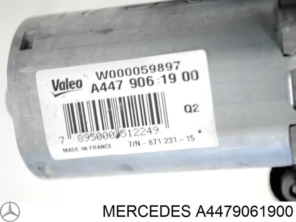 A4479061900 Mercedes Мотор заднего стеклоочистителя
