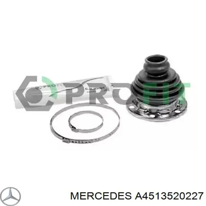 Шарнир равных угловых скоростей задний Mercedes A4513520227 цена, от 45.59 USD