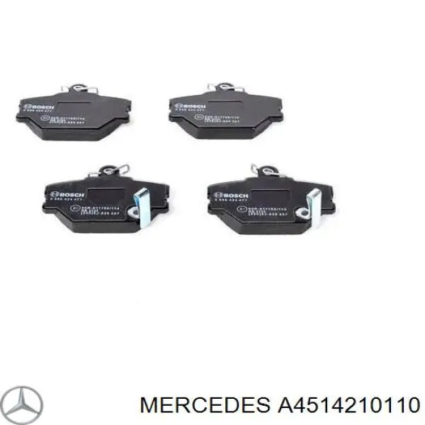 Передние тормозные колодки A4514210110 Mercedes