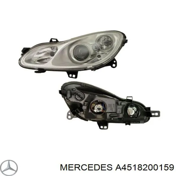 Фара левая A4518200159 Mercedes