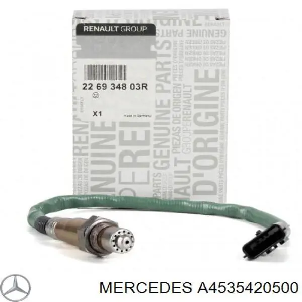 A4535420500 Mercedes sonda lambda, sensor de oxigênio até o catalisador