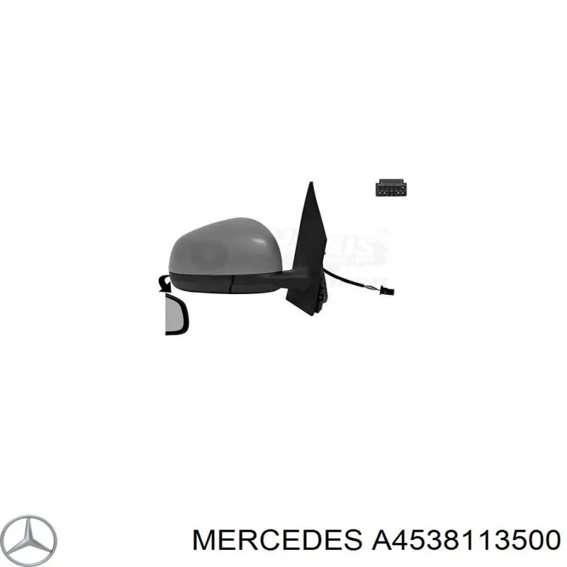 A4538113500 Mercedes espelho de retrovisão direito