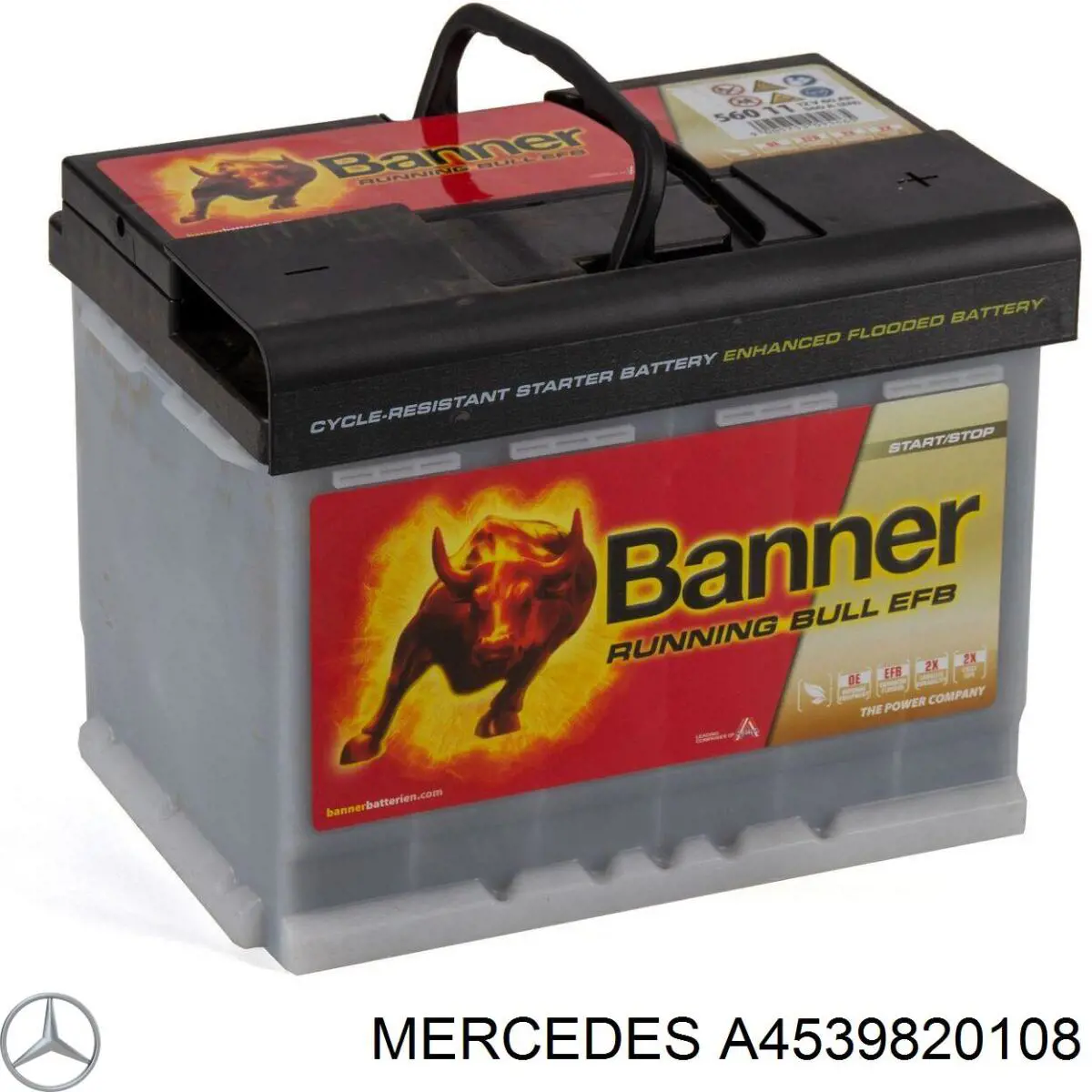 Аккумулятор автомобильный Mercedes A4539820108 цена, от 125.22 USD